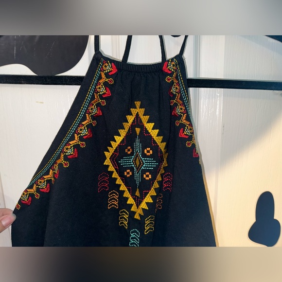 Embroidered Halter Top - Picture 3 of 3